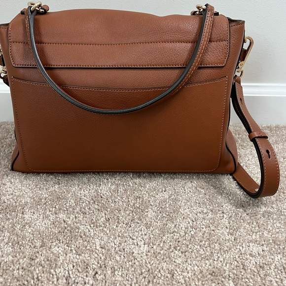 Chloe Calfskin Faye Day Mixed Flap Medium Shoulder Bag - Picture 6 of 13